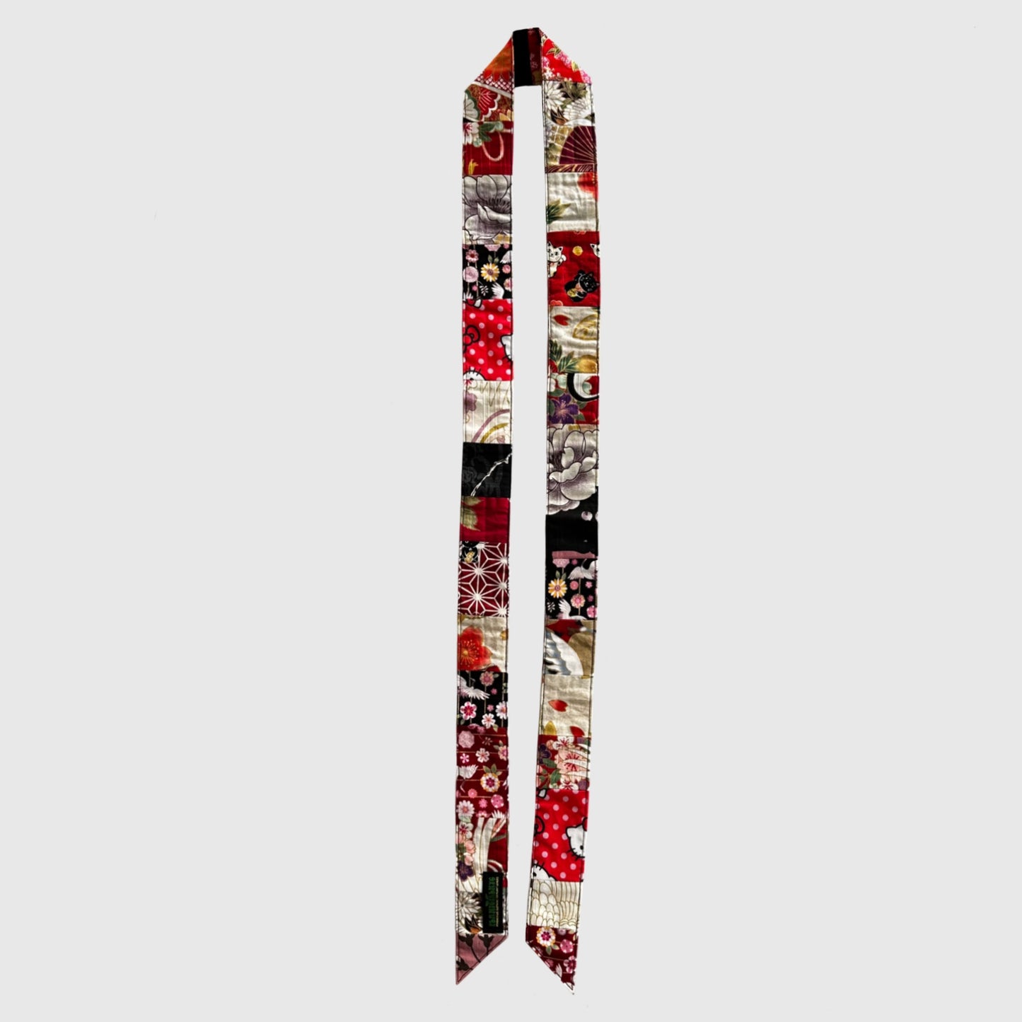 Multi-colored skinny scarf