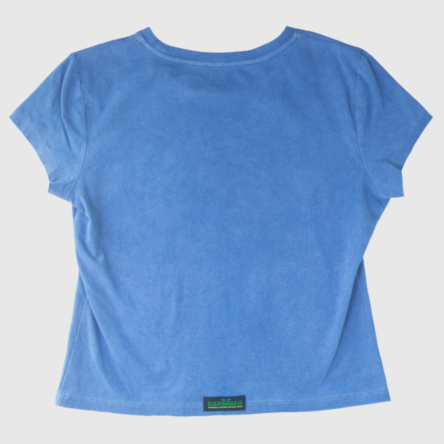 Natural Indigo dyed Cat T-Shirt (XL)