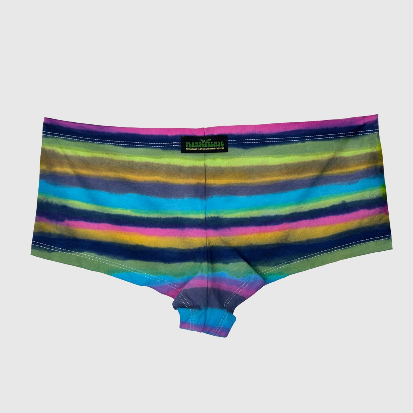 Hand painted striped short underwear XL