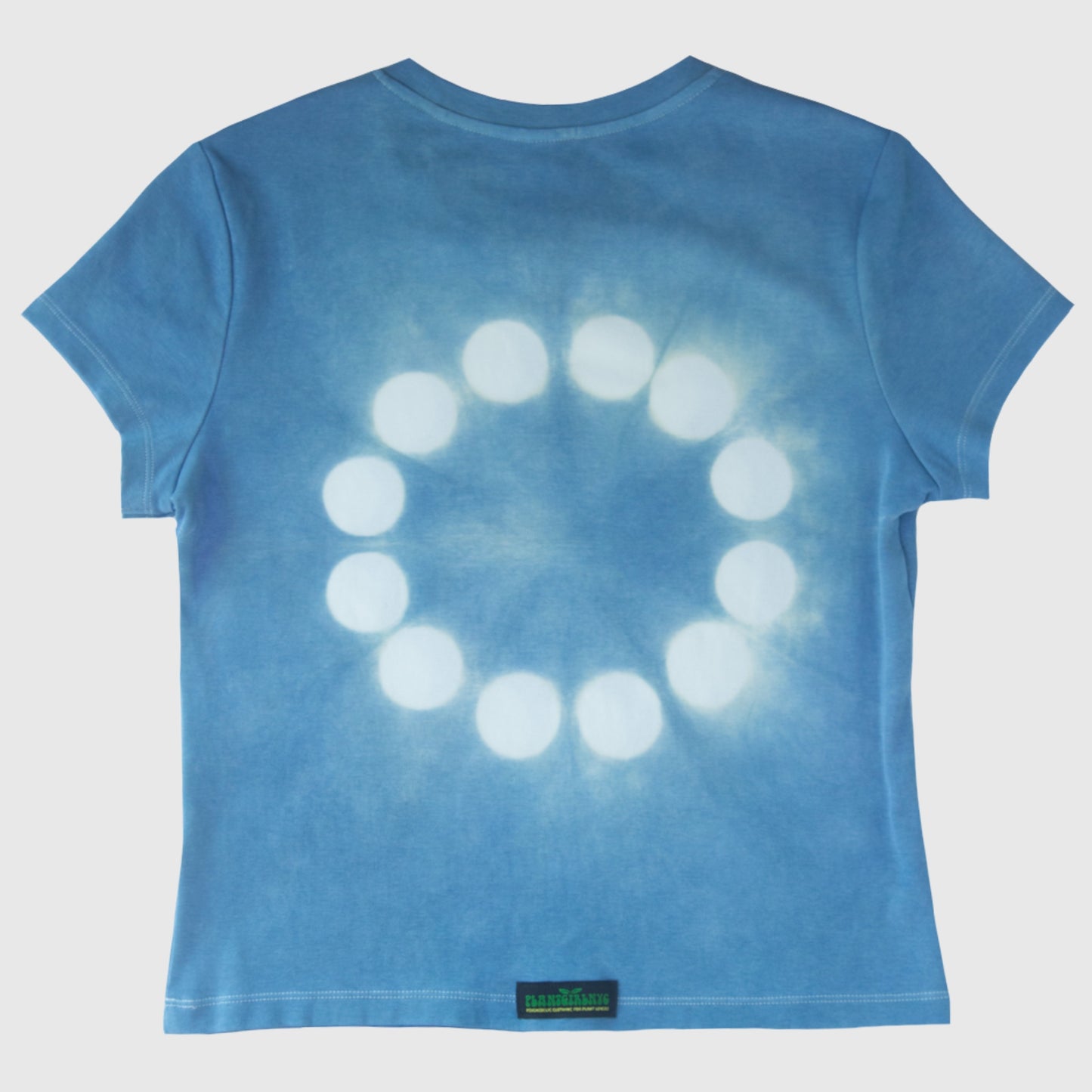 Natural Indigo dyed Blue Moon T-Shirt (L)