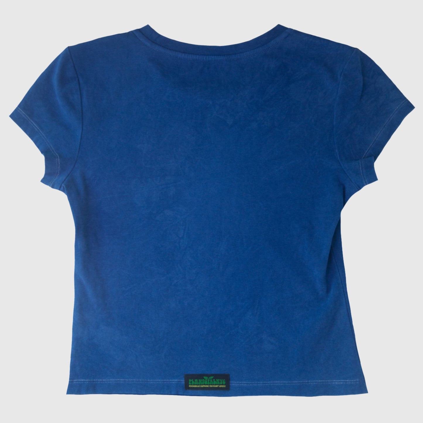 Natural Indigo dyed Cat T-Shirt (S)