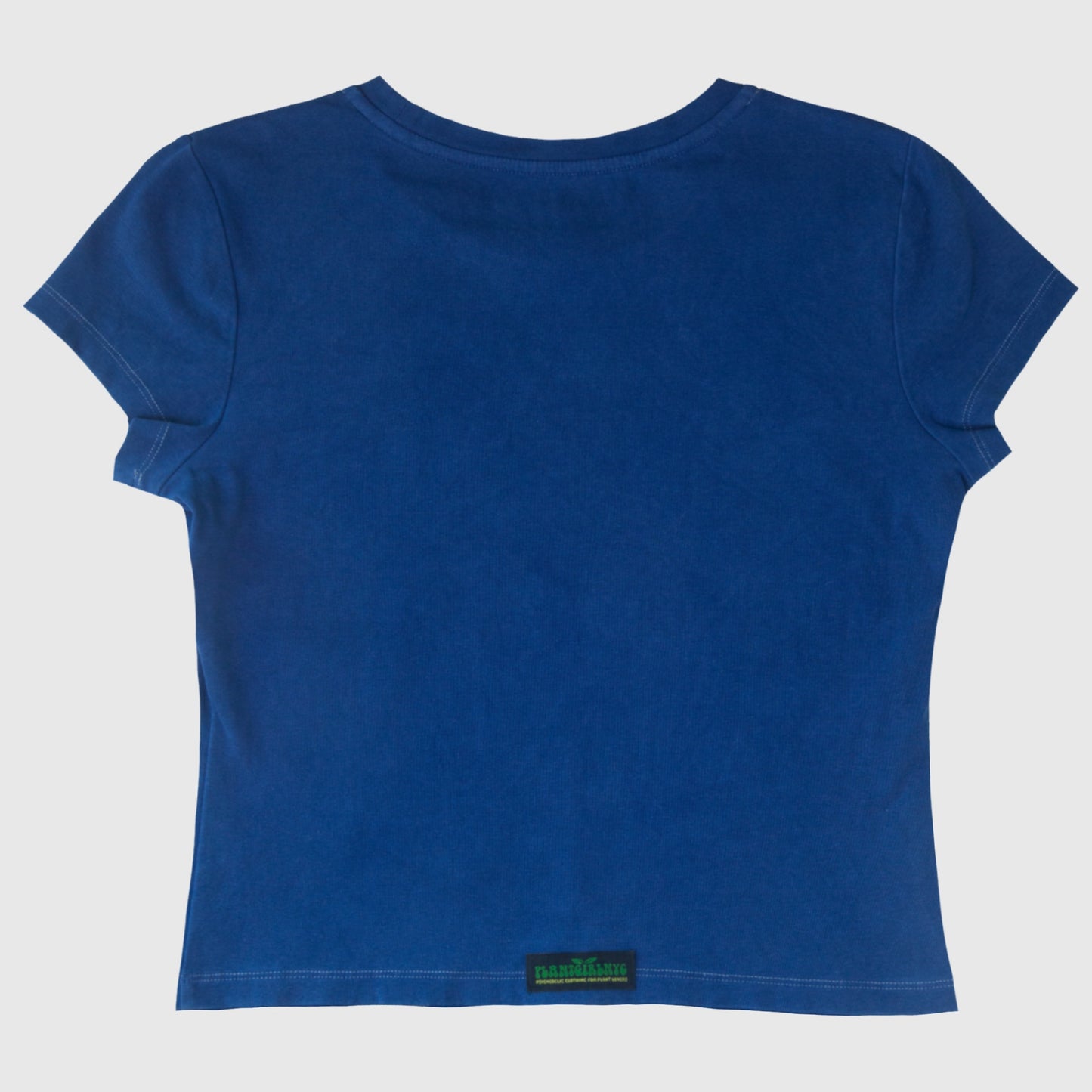 Natural Indigo dyed Cat T-Shirt (M)