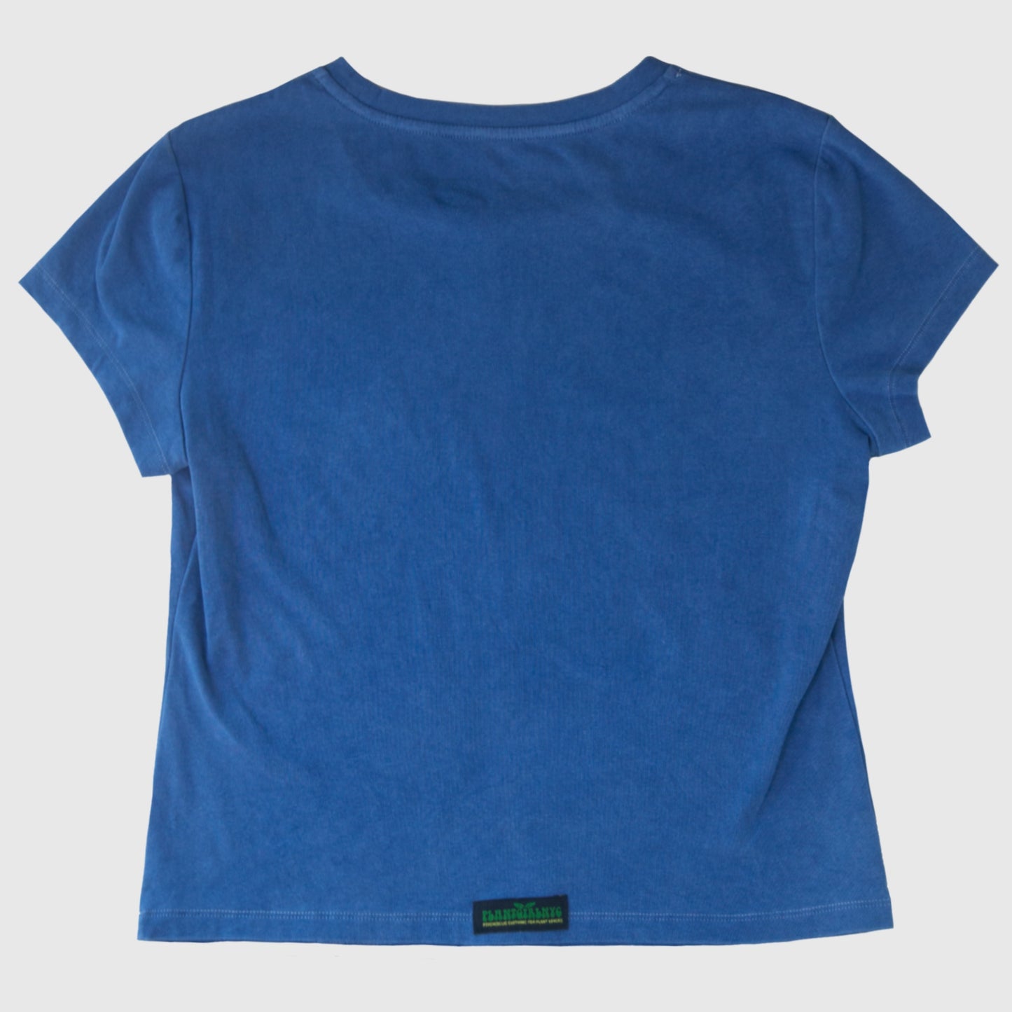 Natural Indigo dyed Cat T-Shirt (XL)