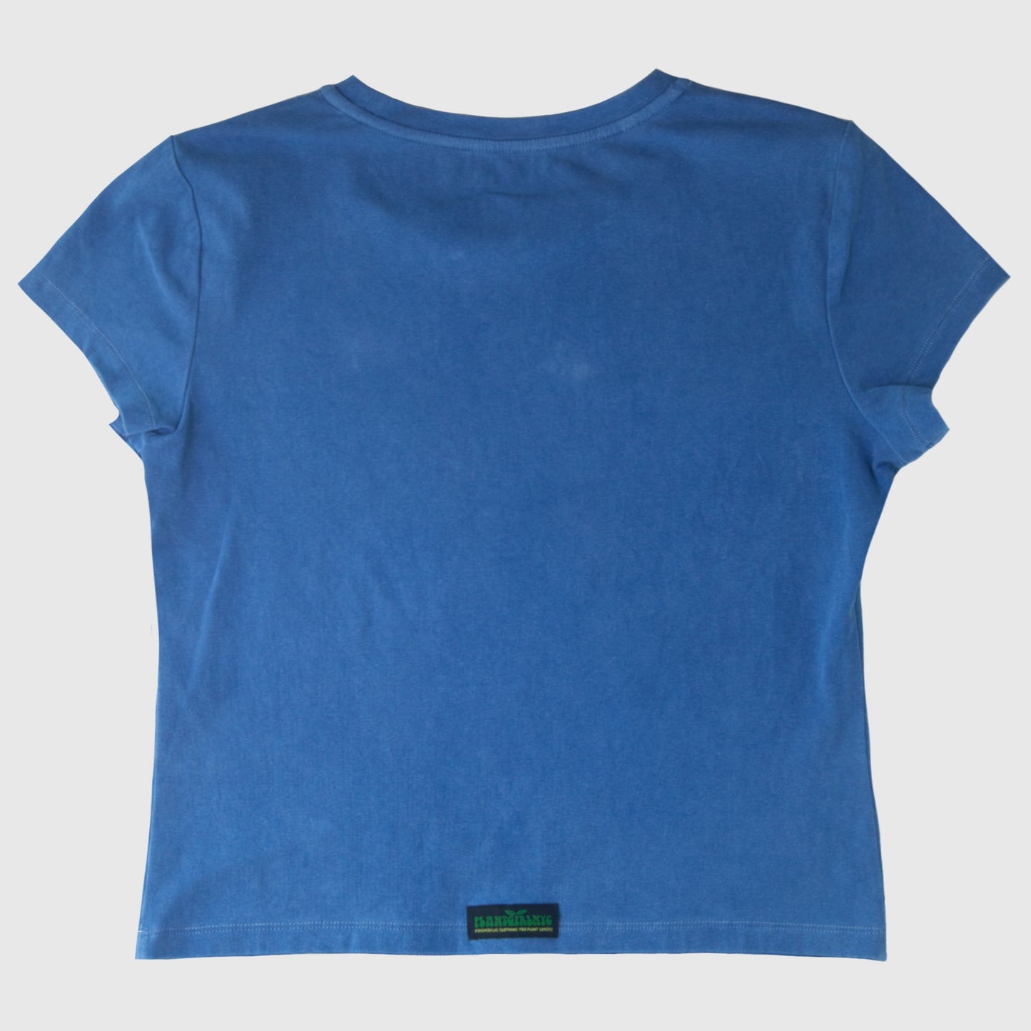Natural Indigo dyed Cat T-Shirt (XL)