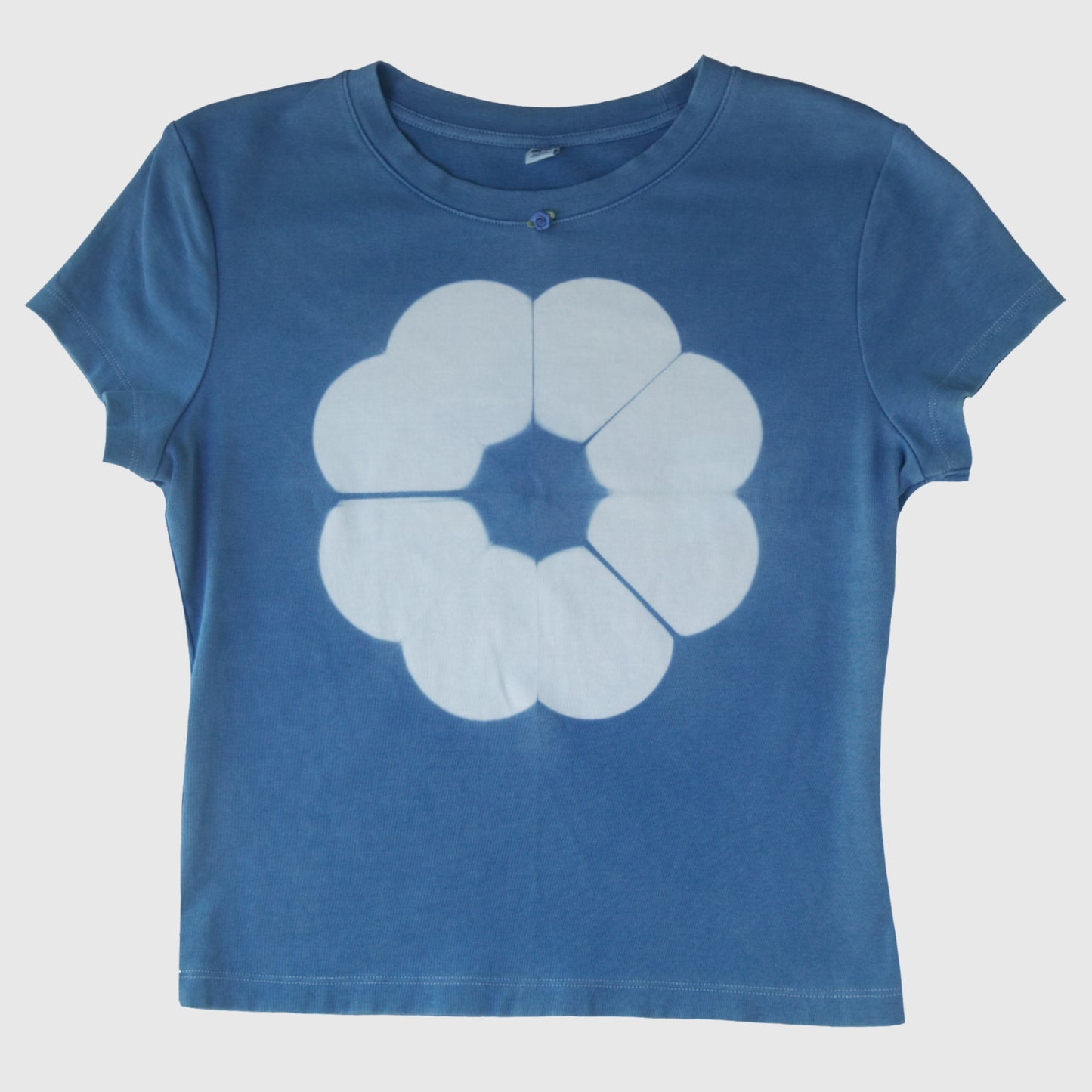 Natural Indigo dyed Blue Moon T-Shirt (M)