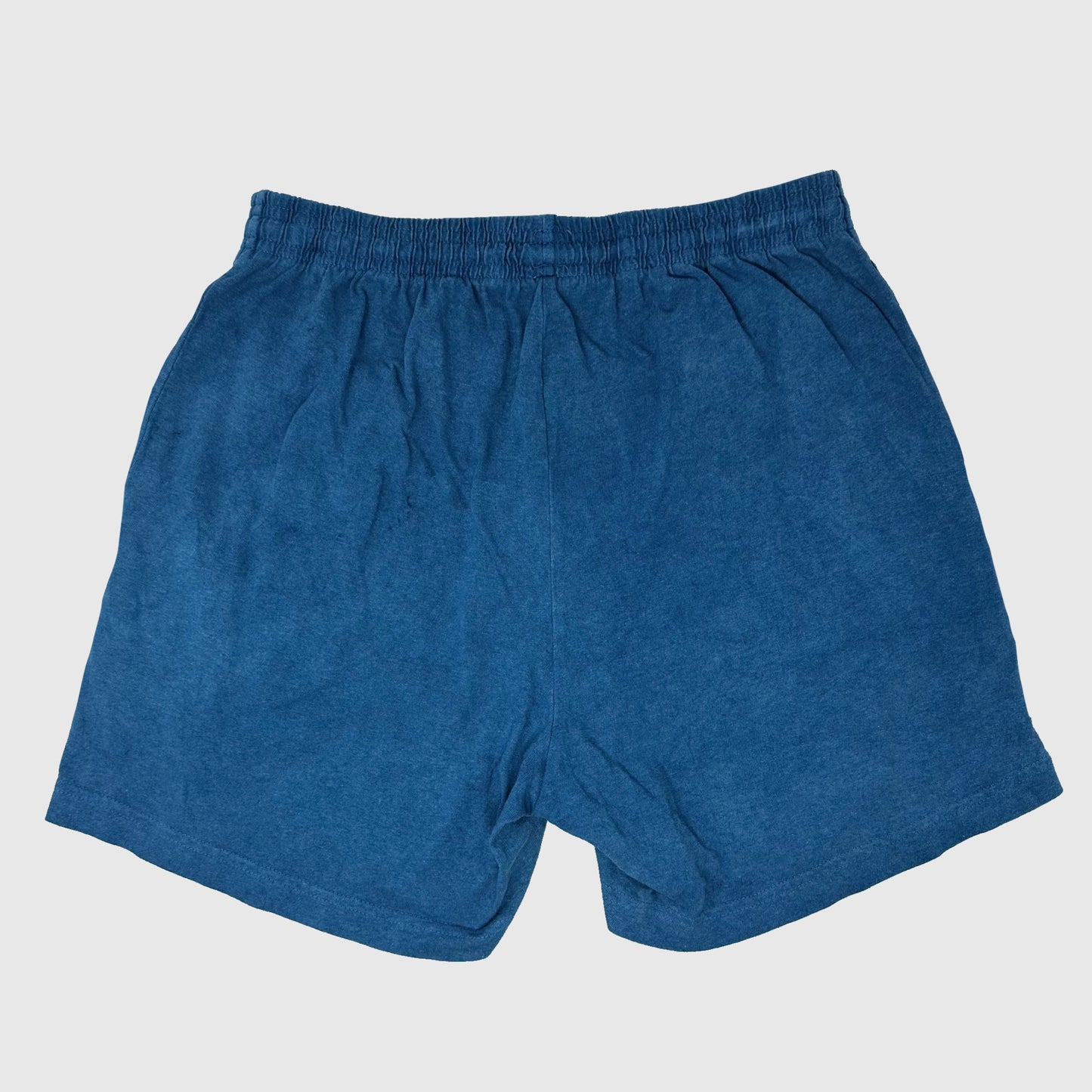 Weed leaf indigo dyed trash shorts (S)