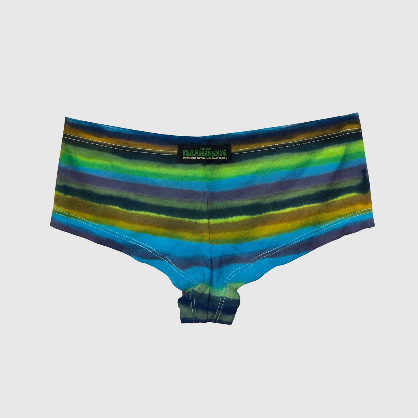 Hand painted striped short underwear XS