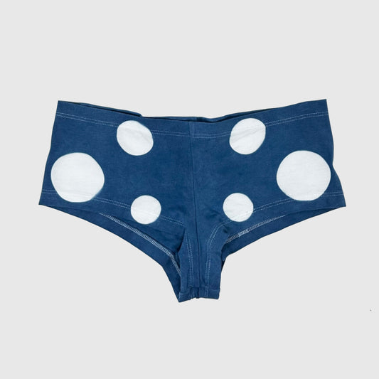 Indigo Polka dot short underwear S