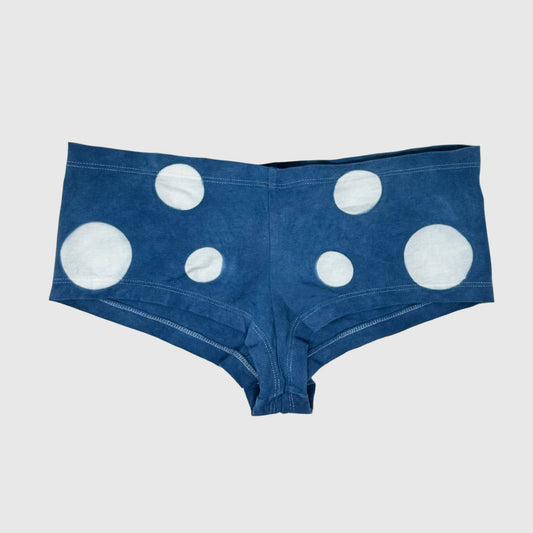 Indigo Polka dot short underwear L