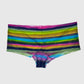 Hand painted striped short underwear XL