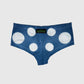 Indigo Polka dot short underwear XS