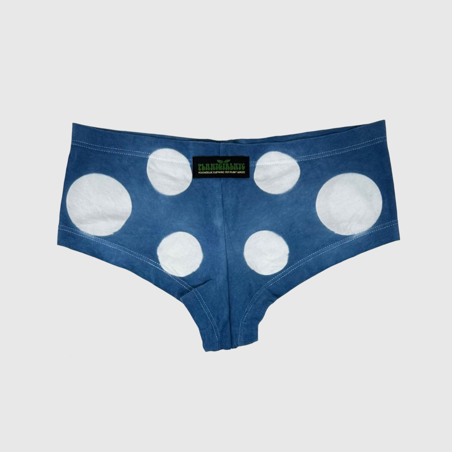 Indigo Polka dot short underwear XS