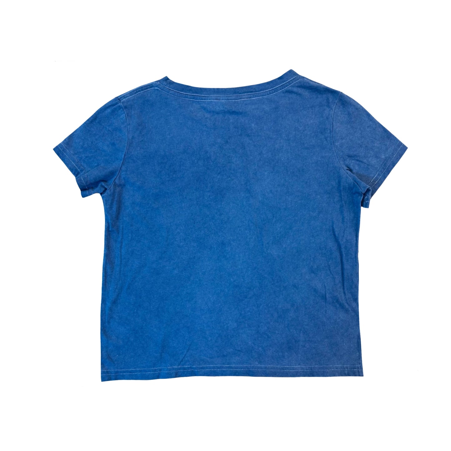 Indigo Boxy Crop tee (S)