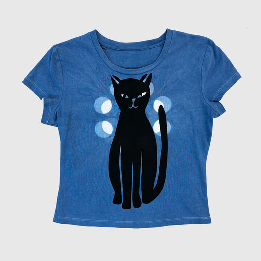 Black Cat Indigo T-Shirt (S)