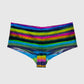 Hand painted striped short underwear M