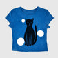 Black Cat Indigo T-Shirt (L)