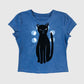 Black Cat Indigo T-Shirt (L)