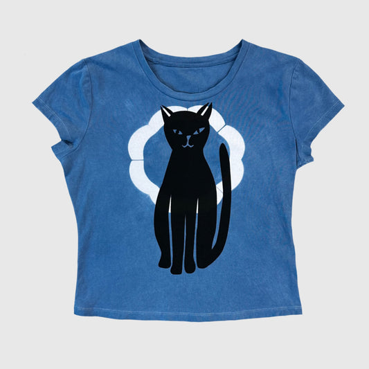 Black Cat Indigo T-Shirt (XL)