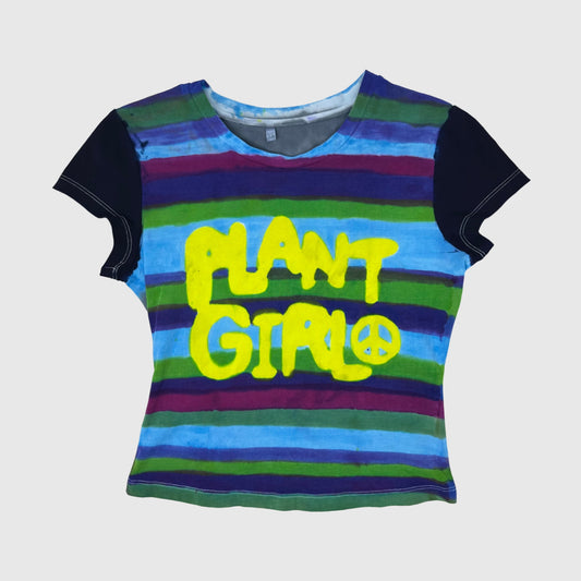 Plant Girl striped t-shirt (XS)