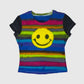 Smiley striped t-shirt (S)
