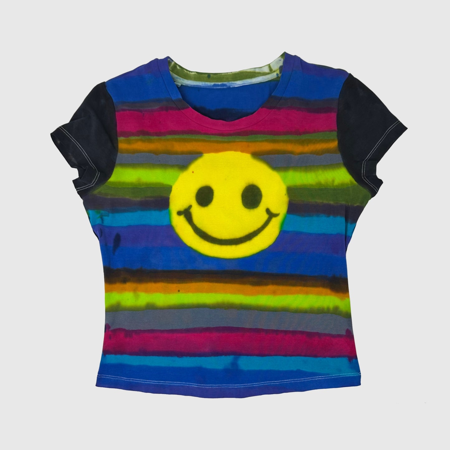 Smiley striped t-shirt (S)