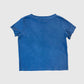 Indigo Boxy Crop tee (S)