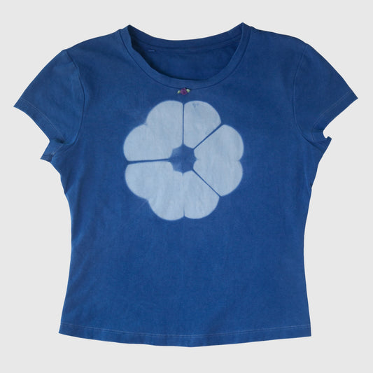 Indigo Flower T-Shirt (S)