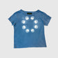 Indigo Boxy Crop tee (S)