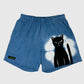 Indigo cat shorts (L)