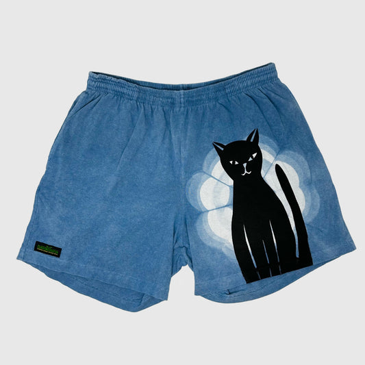 Indigo cat shorts (S)