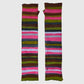 Dyed striped arm warmers