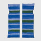 Dyed striped arm warmers