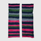 Dyed striped arm warmers