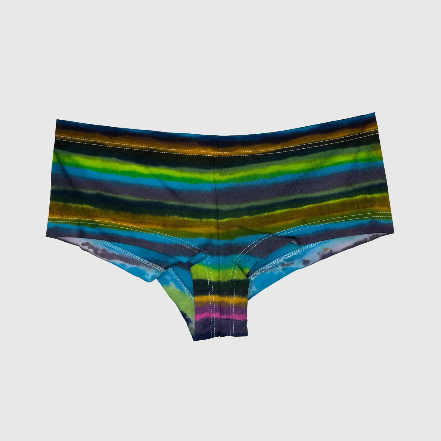 Hand painted striped short underwear XS
