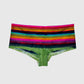Hand painted striped short underwear M