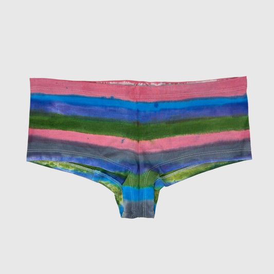 Hand painted striped short underwear M