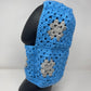 Crochet Balaclava - Light Blue & Grey