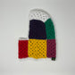 Crochet Balaclava - Rainbow with White border 3