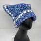 Crochet Cat Hat - Denim Feels