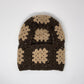 Crochet Balaclava - Mixed Brown and Beige