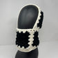 Crochet Balaclava - Black & Ivory
