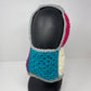 Crochet Balaclava - Rainbow with Grey