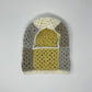 Crochet Balaclava - Beige, Grey, Dandelion
